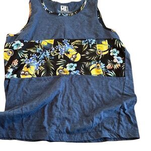 Despicable me, tank top, blue size large
